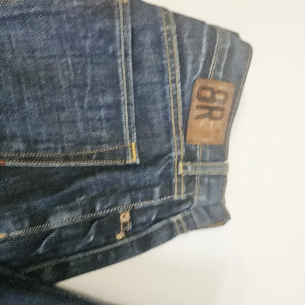 Banana Republic 078 Jeans Straight Leg Men's Size 32x34 Dark Wash 100% Cotton